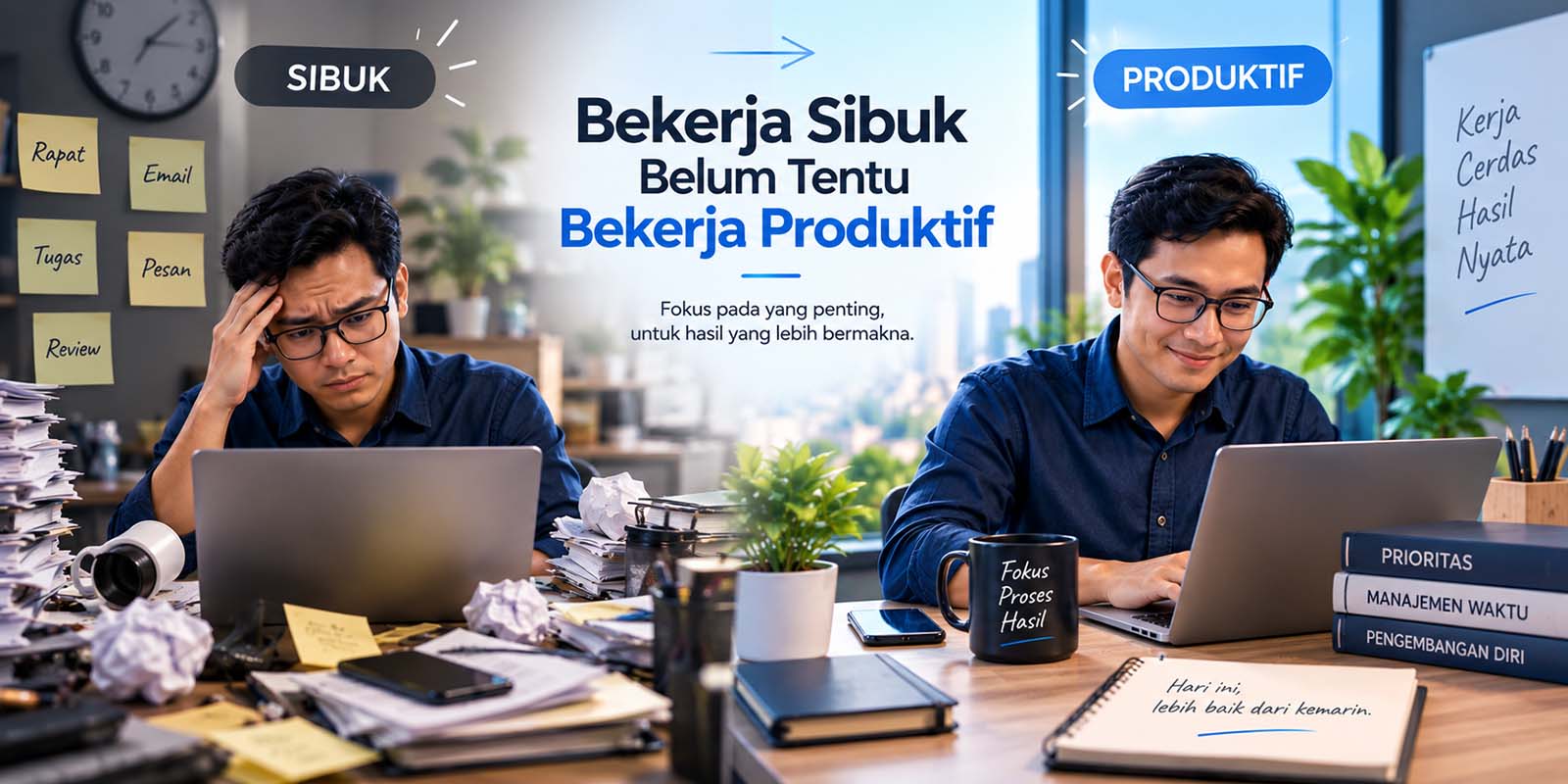 Bekerja Sibuk Belum Tentu Bekerja Produktif