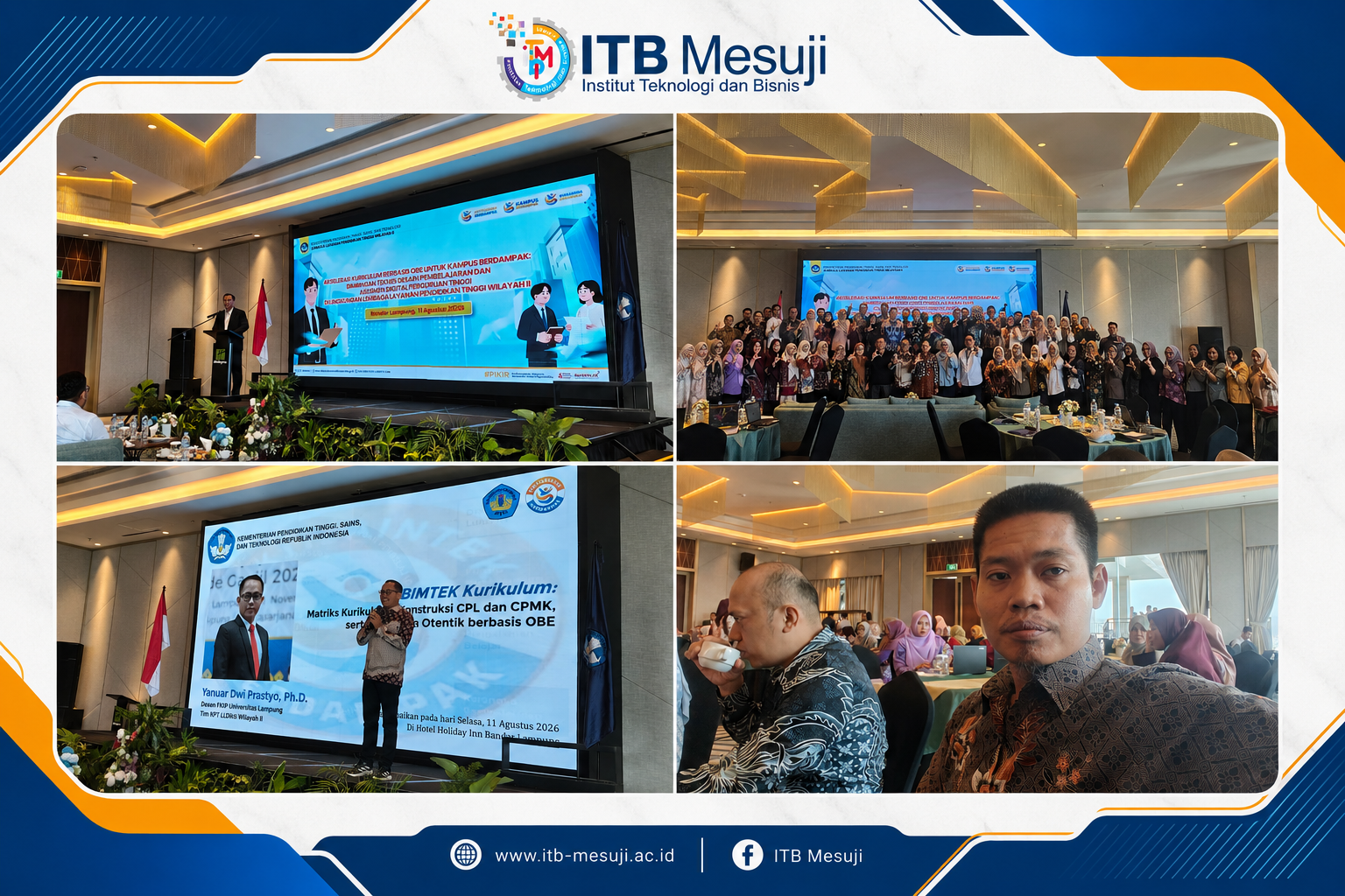 ITB Mesuji Ikuti Bimtek Akselerasi Kurikulum Berbasis OBE untuk Kampus Berdampak