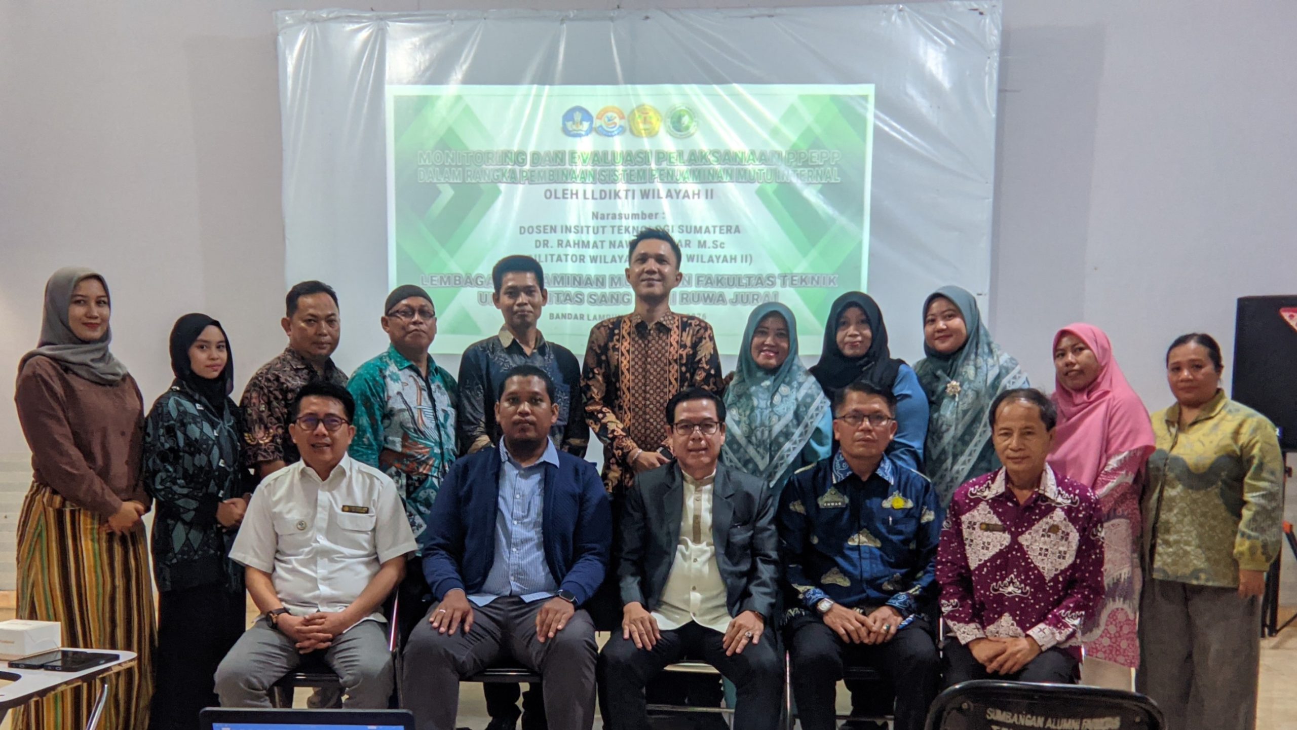 Monitoring dan Evaluasi Pelaksanaan PPEPP dalam Rangka Pembinaan SPMI oleh LLDIKTI Wilayah II