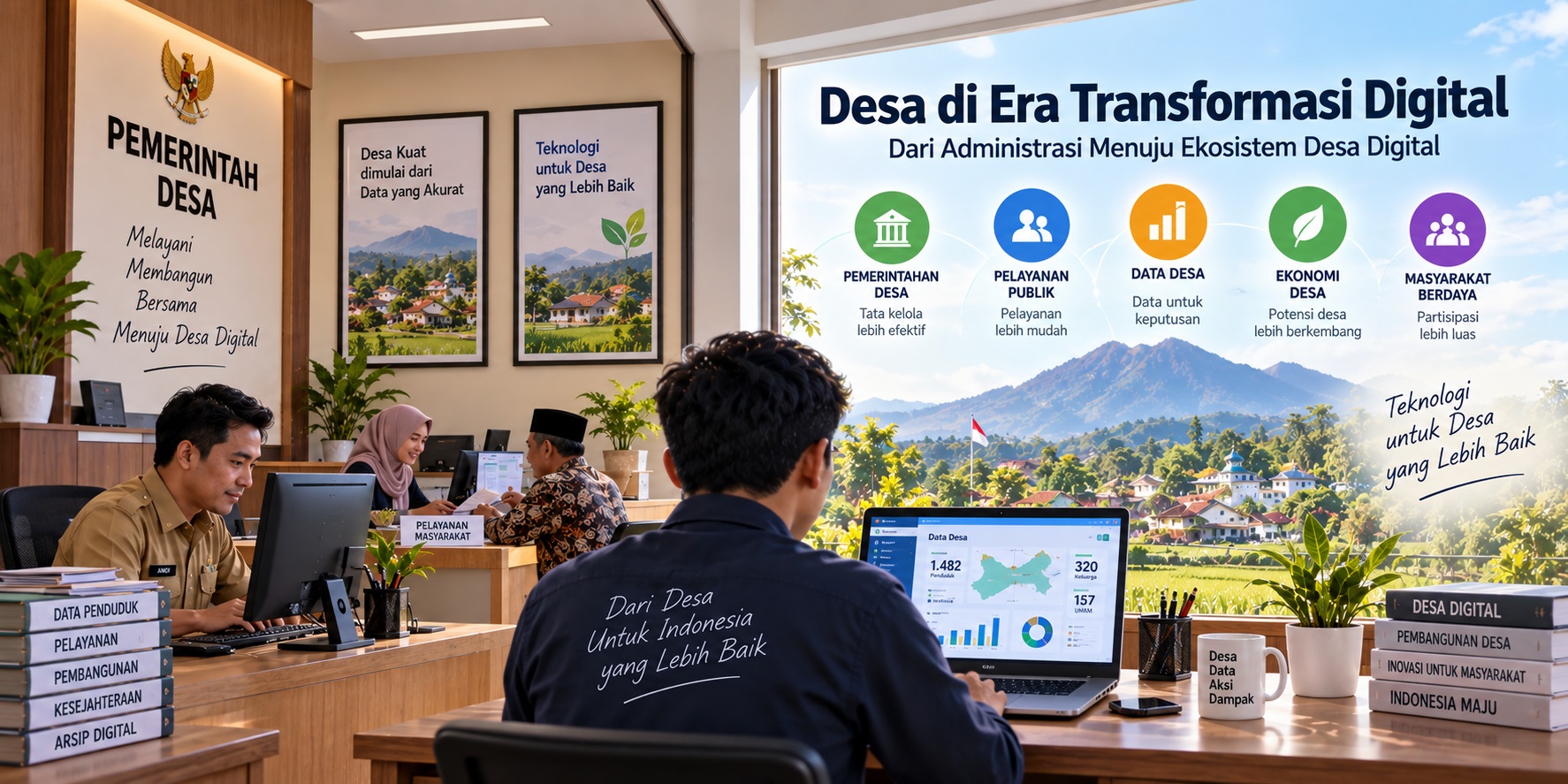Desa di Era Transformasi Digital : Dari Administrasi Menuju Ekosistem Desa Digital