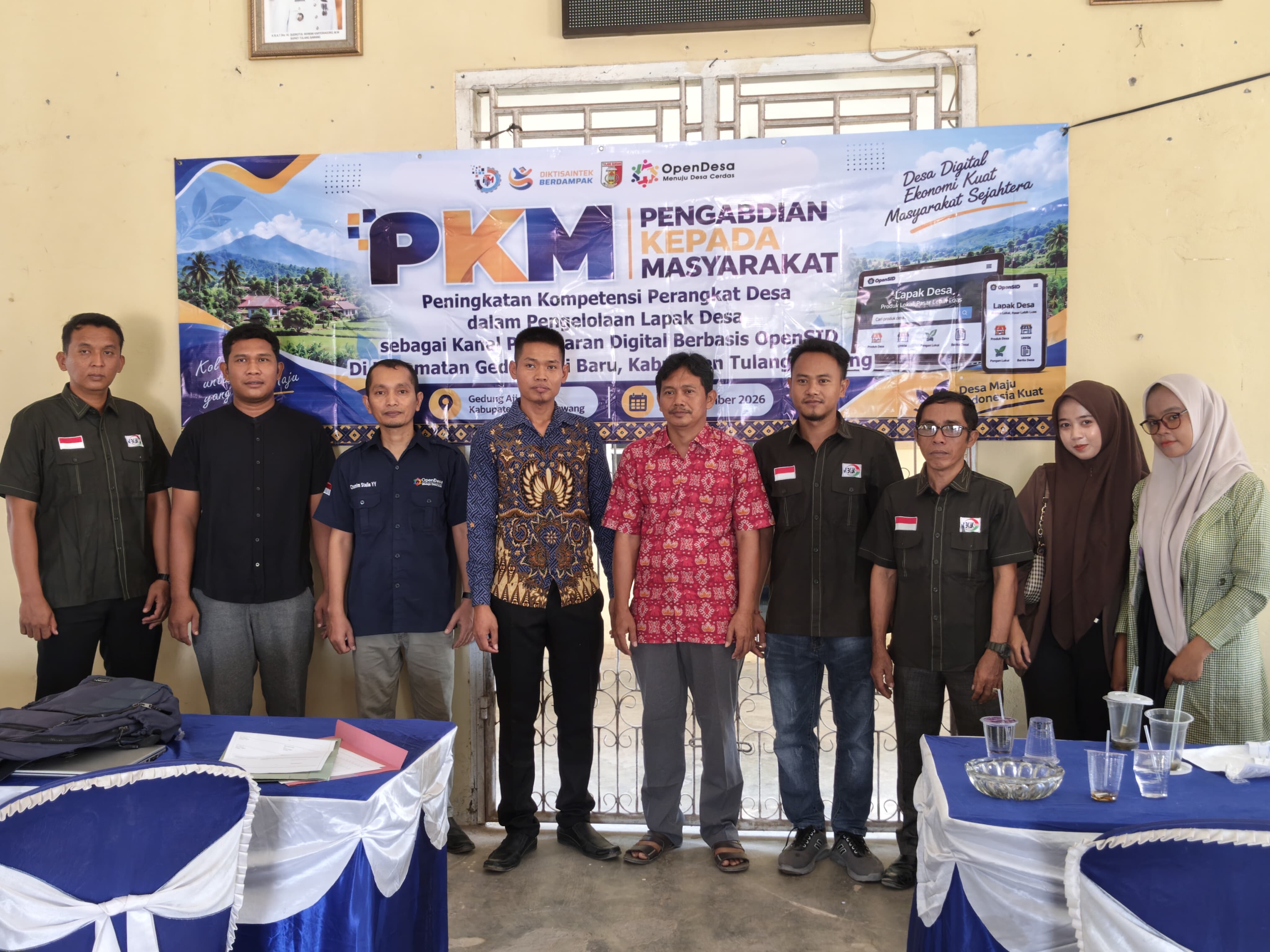 Pengabdian Masyarakat : Pelatihan Lapak Desa Berbasis OpenSID